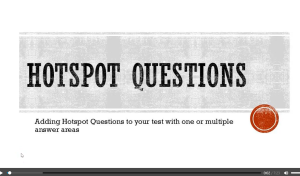 Hotspot Questions