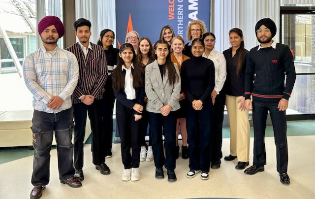 Office administration students at Northern College