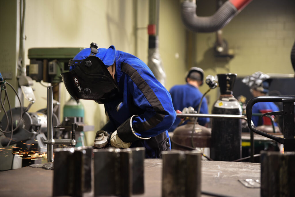 Northern Training Division welding training at Northern College