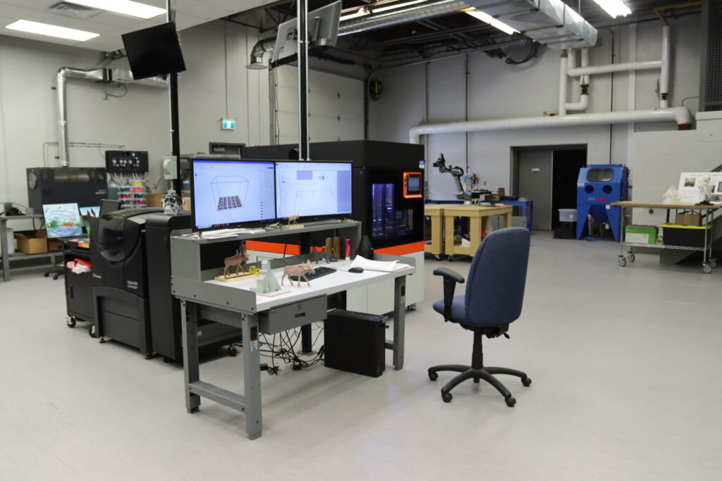 Innovation Hub 3D Print Lab at Northern College
