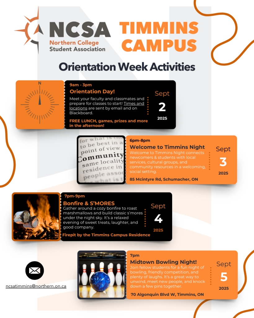 timmins ncsa orientation poster