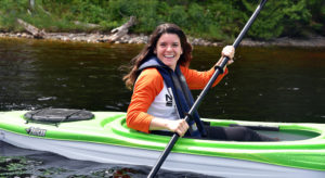 Kara - College Recruiter Kayaking