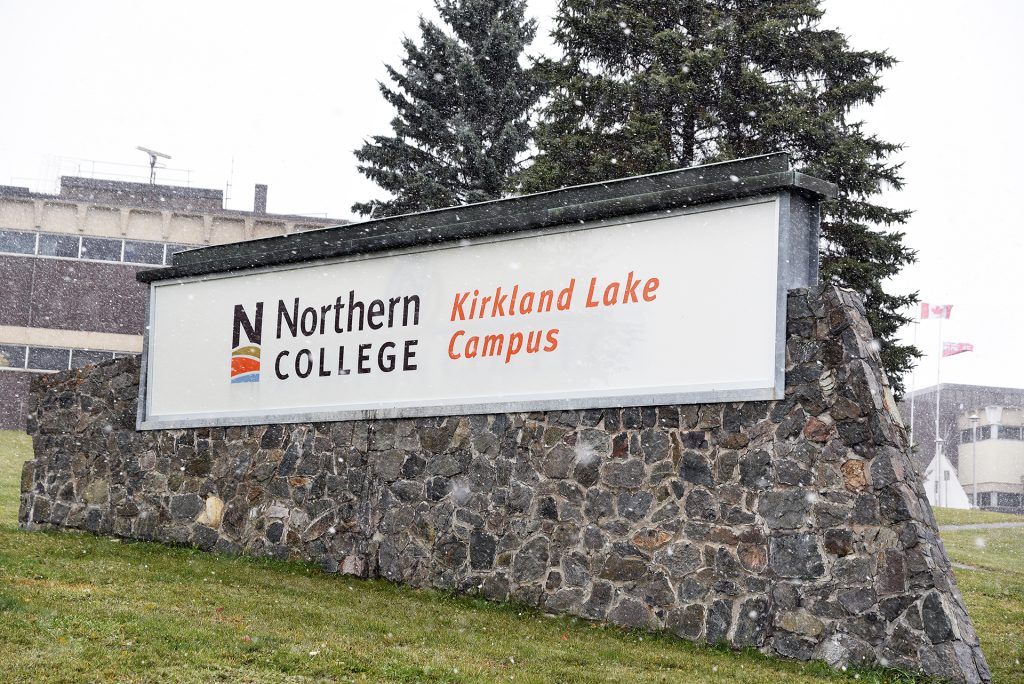 Kirkland Lake campus sign