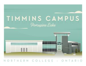 Northern College Timmins Campus illustration