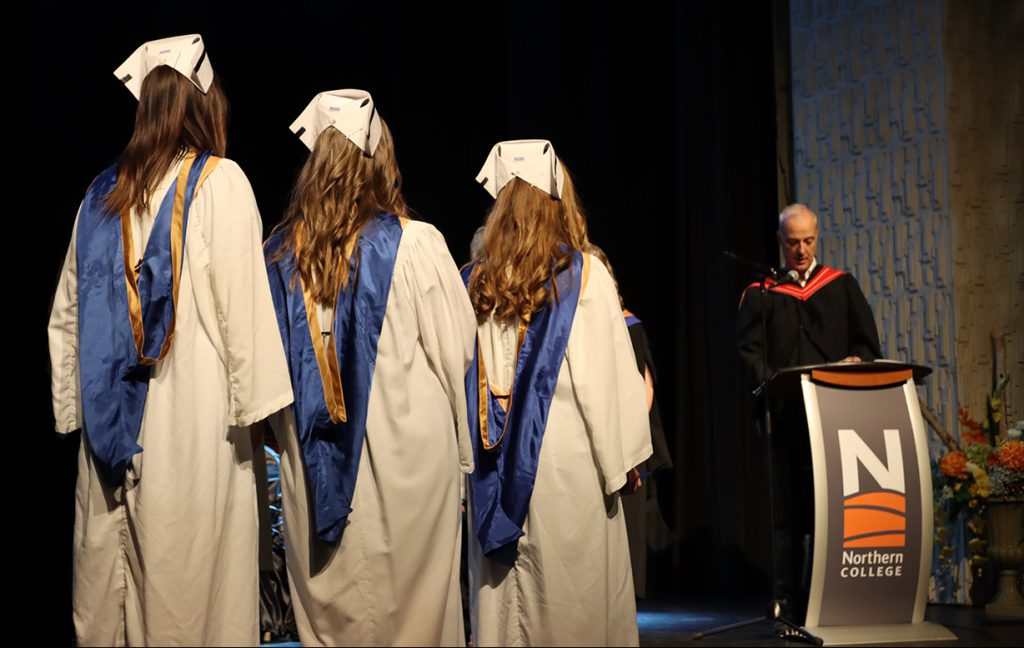 Kirkland Lake Campus graduation ceremony