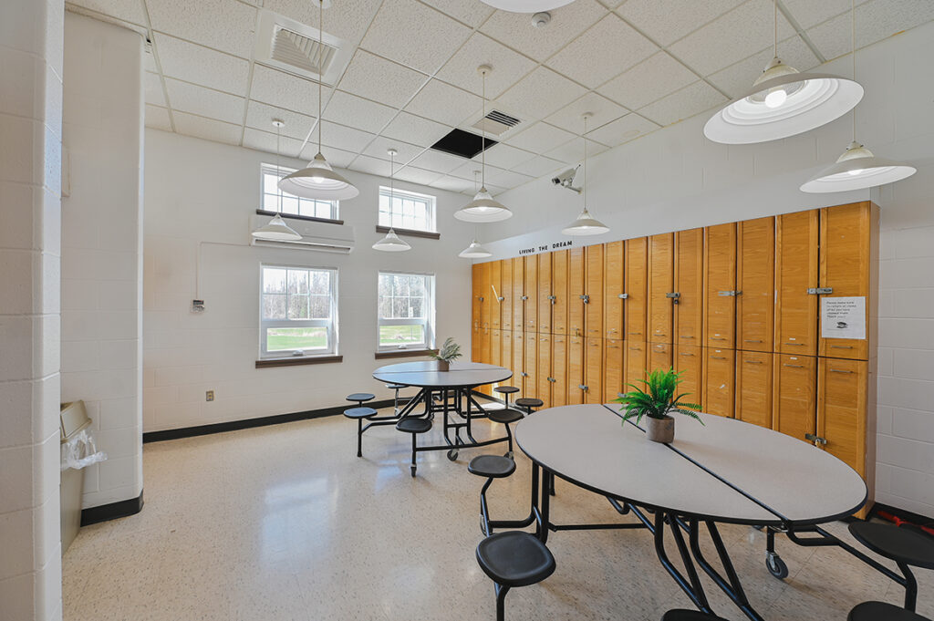 Sitting area at Northern College Timmins Campus Residence.