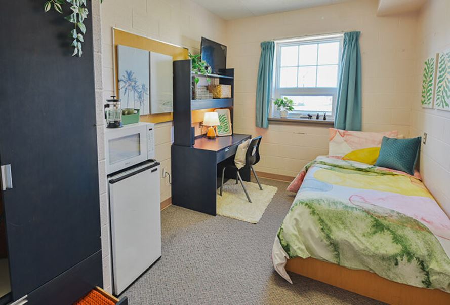 Rooms at the Timmins Campus Residence