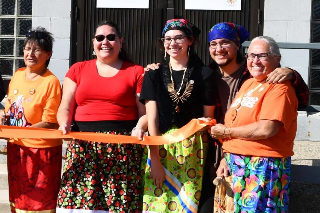 Northern College Alumni Vanessa Genier and team at grand opening of Quilts for Survivors